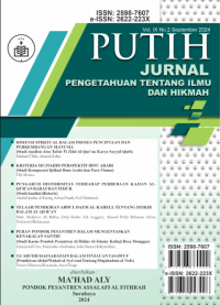 Image of JURNAL PUTIH VOL. IX NO. 1 MARET 2024
